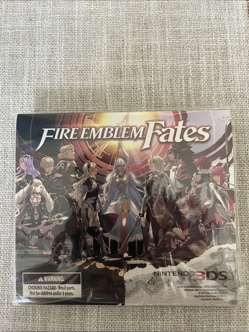 Nintendo Fire Emblem Chibi Keychain Set - Blue, Blonde & Brown